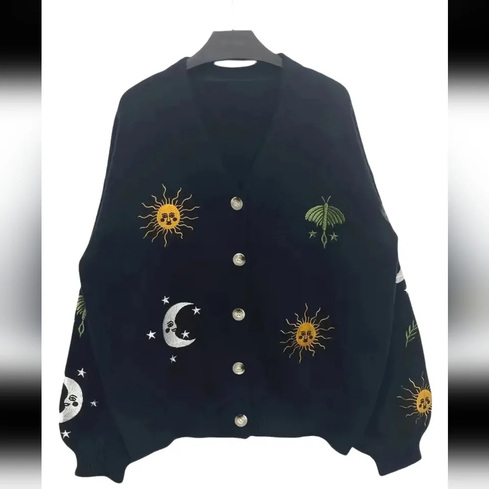 Moon Sun, Cardigan Sweater - Picture 1 of 3